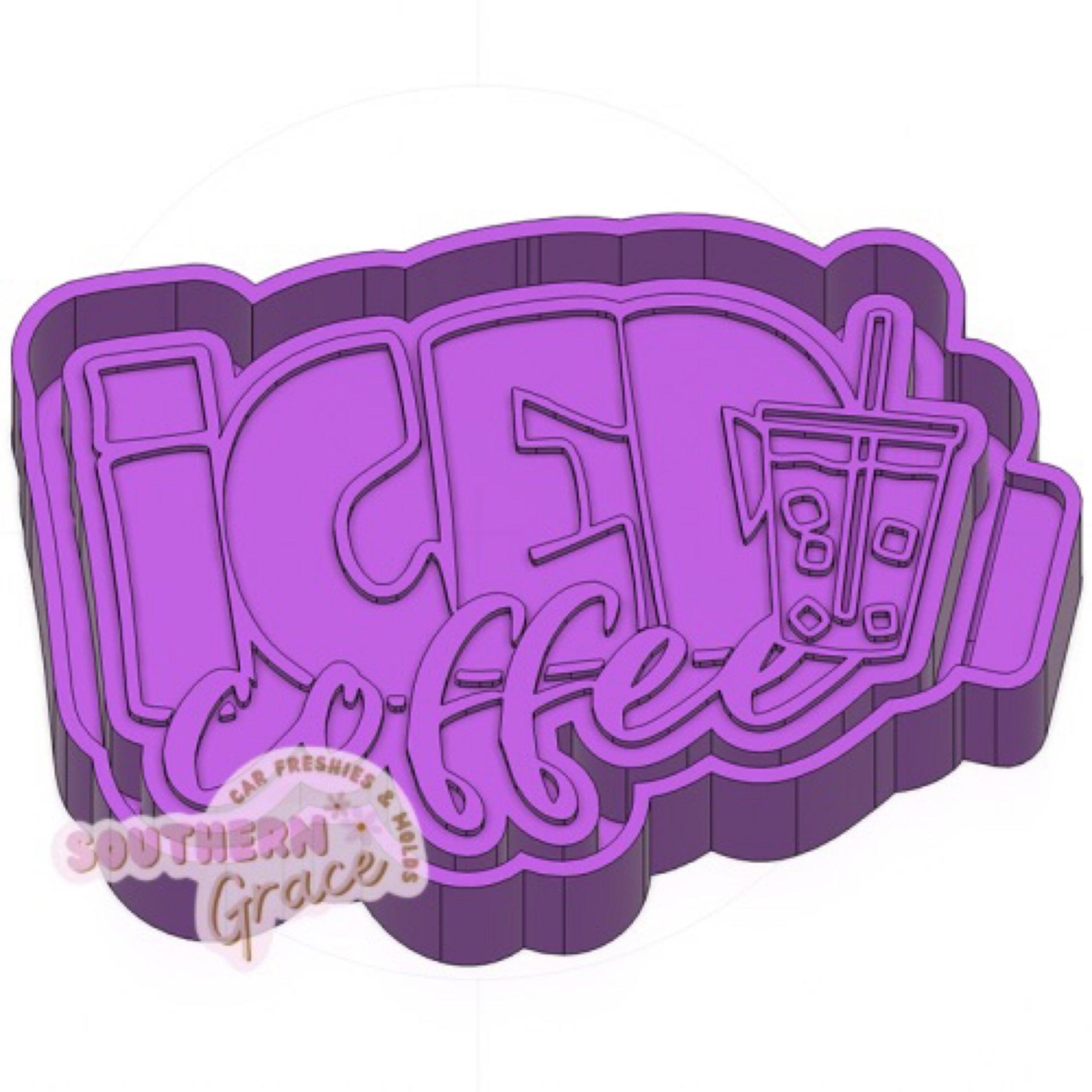 iced-coffee-words-freshie-mold-southern-grace-scents-freshies-and-molds